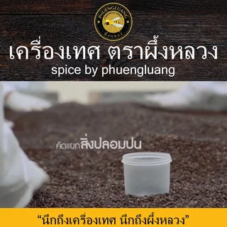 พริกไทยดำเม็ด | PHUENGLUANGSPICE | 100กรัม Black Peppercorn 100 g. (ซองเขียว)