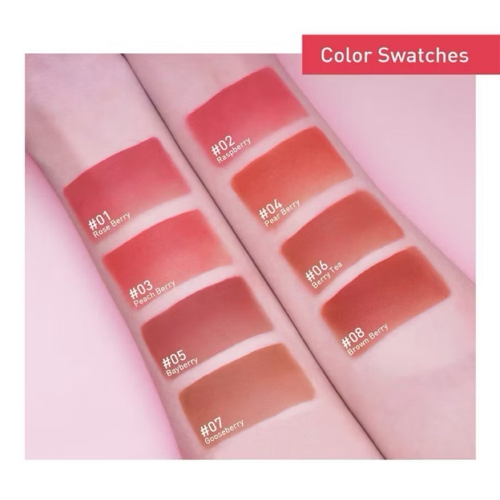 ((ML39 - 8 เฉดสี)) Baby Bright Primer Powder Tint Lip เบบี้ไบร์ท ลิปไพรเมอร์ ทินท์ไพรเมอร์ ลิปแมท ละมุน ติดแน่น - รูปที่ 2