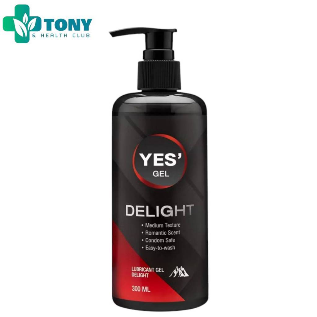 วาย อี เอส เยส เจลหล่อลื่น กลิ่น Delight 300มล. Yes Gel Delight Lubricant Gel 300 ml