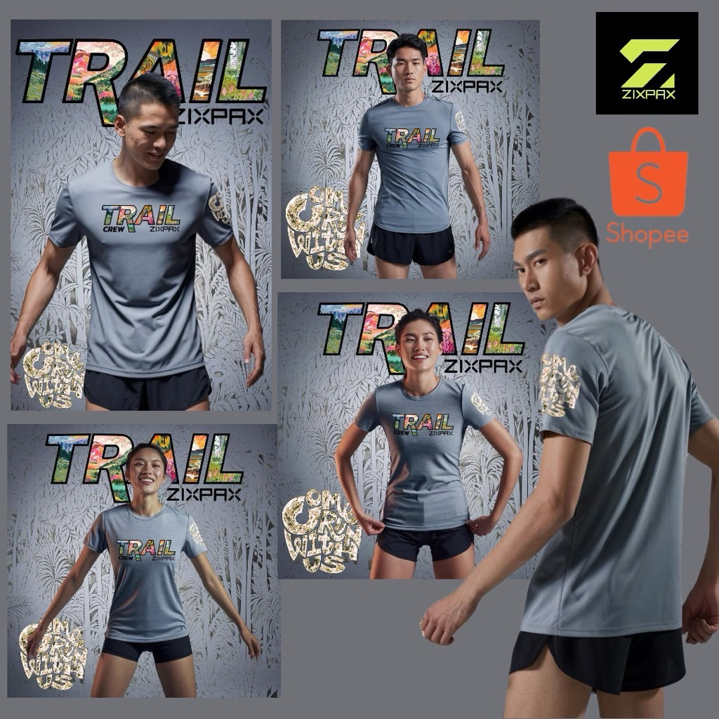 TRAIL CREW T SHIRT #ZIXPAX