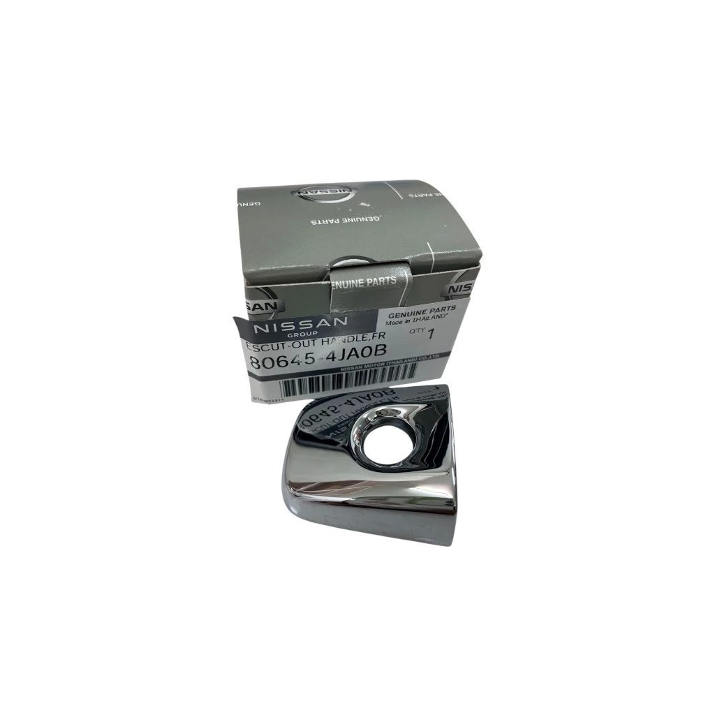 ครอบรูกุญแจประตูหน้าขวา โครเมี่ยม NISSAN NAVARA(NP300) , TERRA  *ของแท้* 80645-4JA0B