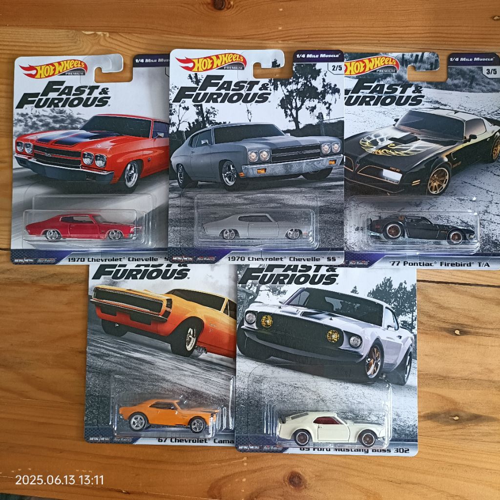 1/64 Hotwheels​ fast​and​furious​ ชุด​ mile​ Muscle​