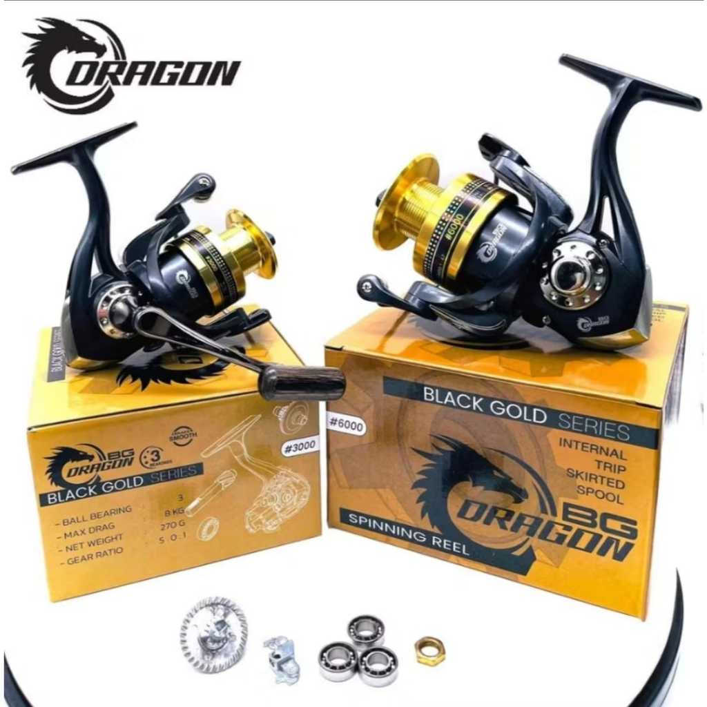 รอกสปินนิ่ง Dragon BG แกร่ง ทน สวน สไตล์คลาสสิค