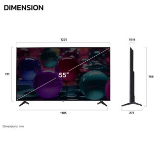 LG 55UA7350 55 นิ้ว 4K Smart TV ราคาพิเศษ ส่งฟรี กทม | WebOS HDR Magic Remote ปี 2025 ประกันศูนย์ไทย