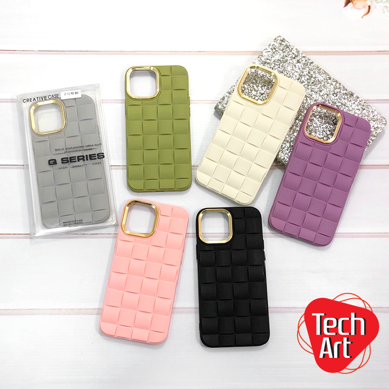 เคสสีพาสเทลดีเทลแบบสานip 6P 7P 8PX/Xs Xr 11 11Pro 11Promax 12 12Pro 12Prromax 13 13Pro 13Promax