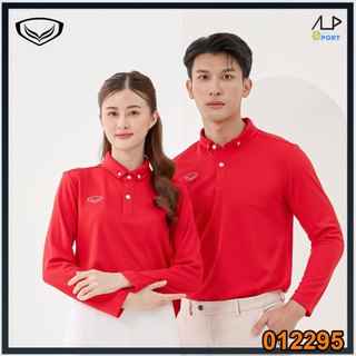 💥ลดโหดเหมือนโกรธใคร!💥GRAND SPORT เสื้อคอปกฐานเชิ๊ตแขนยาวสีล้วน รหัส 012295 เเท้ 100