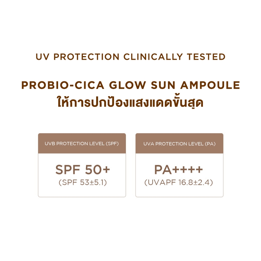 ( NEW )SKIN1004 Madagascar Centella Probio-Cica Glow Sun Ampoule SPF50+ PA+++ 50ml. - รูปที่ 3