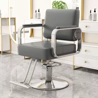 พร้อมส่งทันที เก้าอี้ร้านทำผม หมุนได้ 360องศา hair salon chair เก้าอี้เสริมสวย สไตล์เรียบง่าย