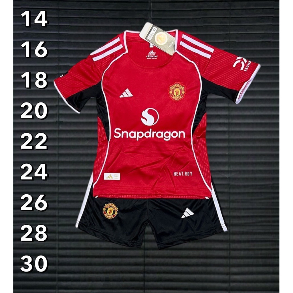 ชุดบอลชุดกีฬาเด็กเสื้อพร้อมกางเกงผ้านิ่มเย็นใส่สบายใส่ได้ทั้งเด็กหญิงแหละเด็กชายขนาดไซร้เด็ก1ขวบถึง13ขวบ - รูปที่ 5