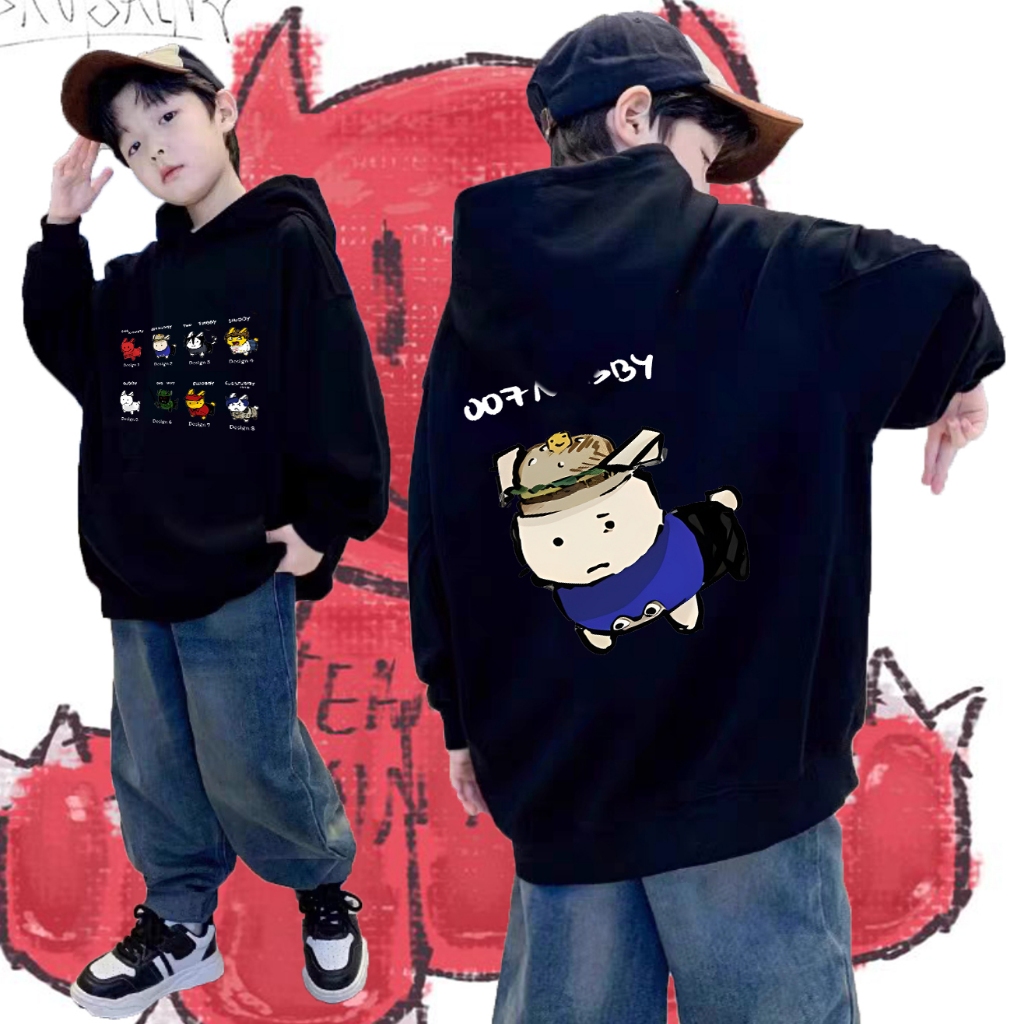 Roblox Hoodie c00lkid-Shedletsky เบลมจอห์น - Forsaken สองครั้ง - 1x1x1-007n7 Roblox Kids Hoodie \#09