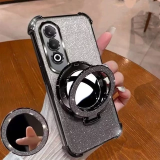 เคสโทรศัพท์ สำหรับรุ่น Vivo Y200 Y19S ไล่โทนสีสวย กันกล้อง หรูหรา กากเพชร 2in1 แหวนกระจก ฟรุ้งฟริ้งง BB1