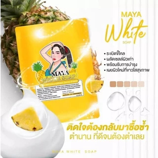 [1 ก้อน] MAYA สบู่มาญา ทำความสะอาดผิวกายขนาด 60 g. มี 4 สูตร