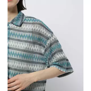 niko and ... Geometric striped shirt