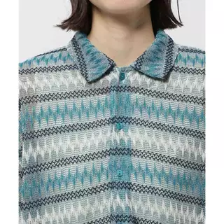 niko and ... Geometric striped shirt