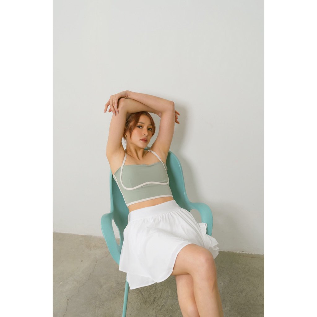 Mofitt.muse |บราออกกำลังกาย มีS-2XL ใส่วิ่ง ตีเทนนิส โยคะ พีราทีส ตีกอล์ฟ เวท ใส่สบายผ้านุ่มมีฟองน้ำ - รูปที่ 6