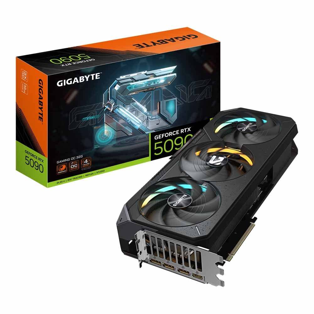 VGA (การ์ดแสดงผล) GIGABYTE GEFORCE RTX 5090 GAMING OC 32G - 32GB GDDR7 (GV-N5090GAMING OC-32GD)