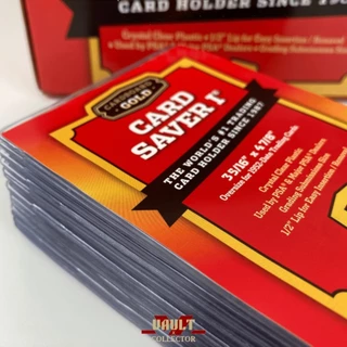 CardBoard Gold Card Savers [Semi-rigid สำหรับส่งไปเกรดการ์ด] การันตีโดยบริษัท PSA 50 ชิ้น