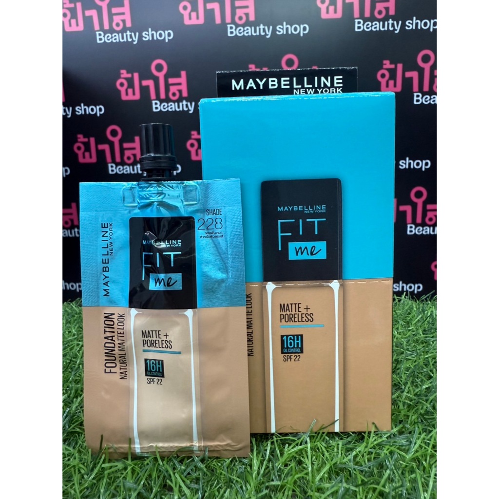 (1 ซอง) รองพื้น Maybelline Fit me เมย์เบลลีน ฟิตมี 3 เฉดสี (5 ml.) ราคา ถูกที่สุด ดีลบีเคเค แกลเลอรีภาพที่ 4