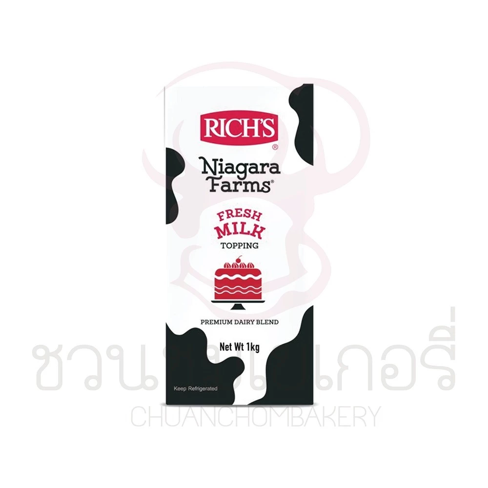 (เฉพาะส่งด่วน) ริชส์ ไนแองการา ฟาร์ม เฟรช มิลค์ ทอปปิ้ง 1kg รหัส 6975556150247 RICHS niagara farms