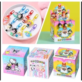 พร้อมส่ง 👉 กล่องสุ่มเซอร์ไพรส์ - กล่องจุ่มพวงกุญแจการ์ตูน **ราคา : 1 จุ่ม**