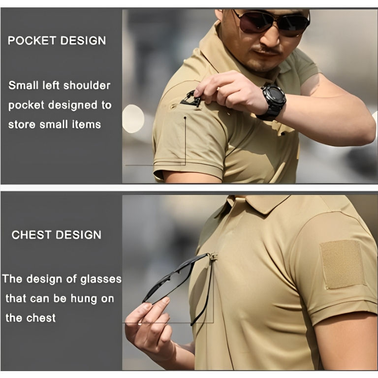 🔥COD🔥เสื้อโปโล เสื้อ คอปก Polo ผู้ชาย เรียบง่าย ระบายอากาศได้ S-4XL - รูปที่ 4