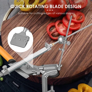ถูกที่สุด 360 °Stainless Steel Knife Sharpener,Rotation Fixed-Angle Knife Sharpener, Kitchen Sharpening Tool 4 ชิ้น🔥COD