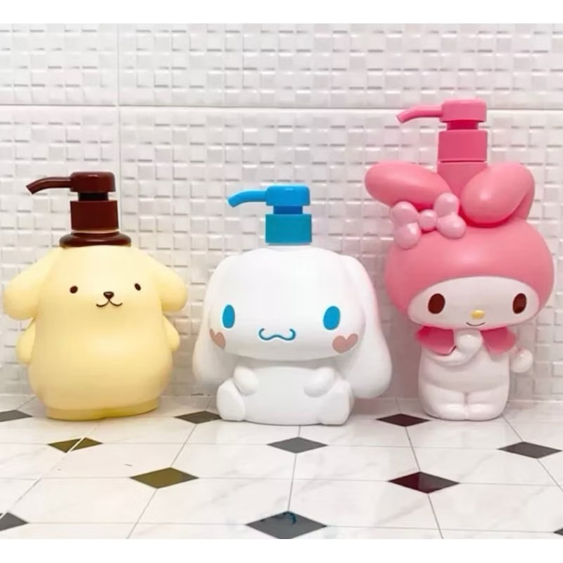ขวดปั๊มอเนกปนะสงค์ ลาย sario สวยงามน่ารัก น่าสัมผัส