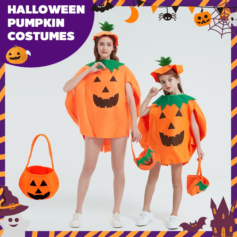 Dreamer Halloween ชุดฟักทอง ชุดฮาโลวีน เด็ก ผู้ใหญ่ แฟนซี พร้อมส่ง *กระเป๋า กระป๋อง ไม่รวมในชุด*