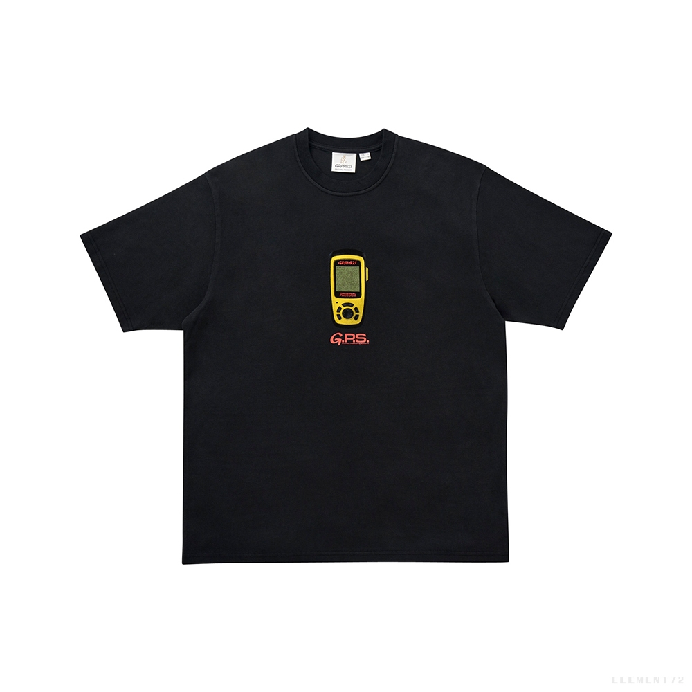 Gramicci เสื้อยืด รุ่น UNISEX GPS TEE VINTAGE BLACK