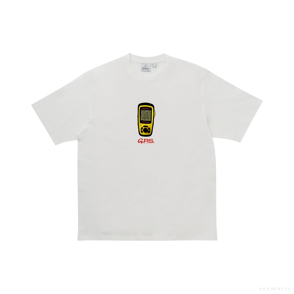 Gramicci เสื้อยืด รุ่น UNISEX GPS TEE WHITE