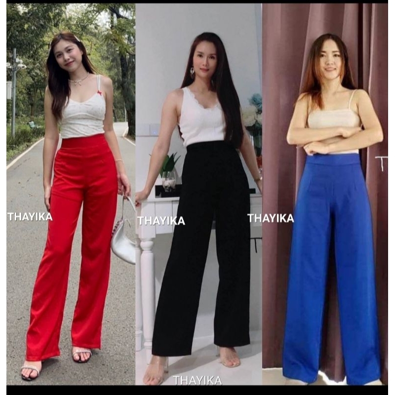 กระบอกใหญ่เอวสูงผ้าฮานาโกะเนือดีมี 2กระเป๋ามีไซสสาวใหญ่อวบมีไซส26-44"มีบริการตัดลดยาวฟรี ทักแชท จัดส่ง2วันหลังสั่ง