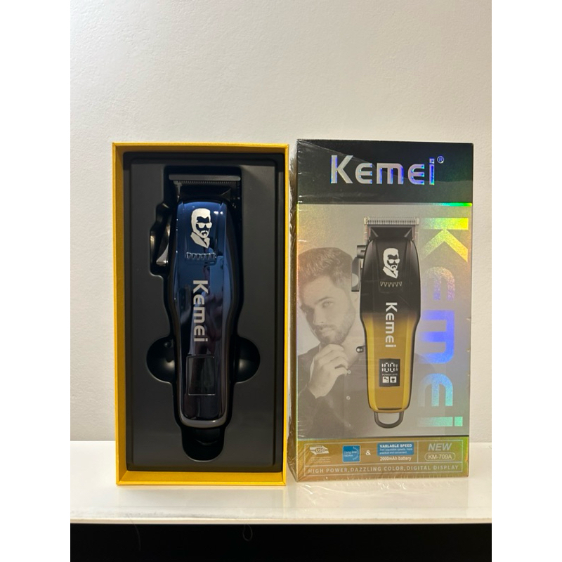 Kemei KM-709A LED ของแท้ km709a ปัตตาเลี่ยนไร้สาย แบตเตอเลี่ยน บัตตาเลี่ยนตัดผม แบตอึดทน ใช้ได้นาน อ