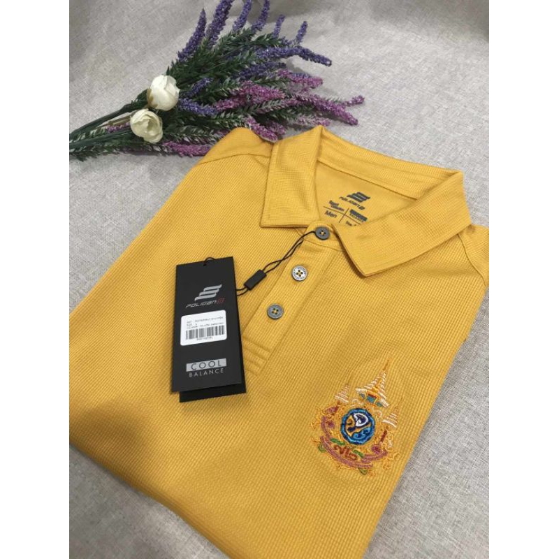 เสื้อโปโล poligan s พร้อมปักตรา