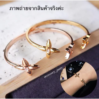 ✨กำไลที่ฮิตสวยติดแกรมที่สุดค่ะ ขนาดไซต์(❌รอบวง16cmวงรีค่ะ❌) รุ่นL-v17 จะฝังพลอยสีชมพูอ่อนค่ะ งานสวยตรงปกค่ะ
