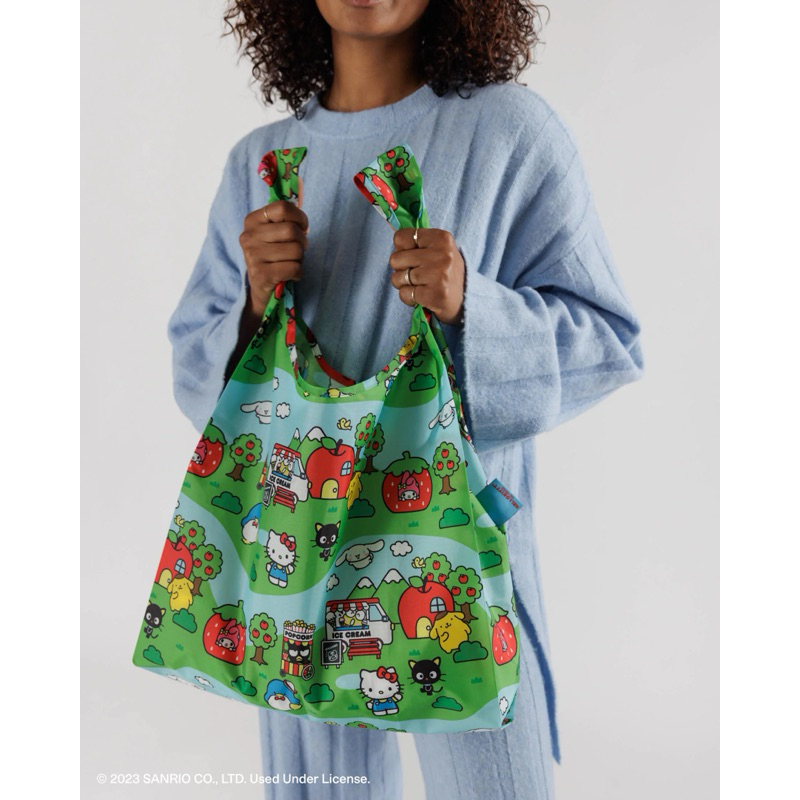 [ ใช้โค้ดลด30%ได้] กระเป๋า BAGGU x HELLO KITTY กระเป๋ารักษ์ โลก ของแท้ 100%
