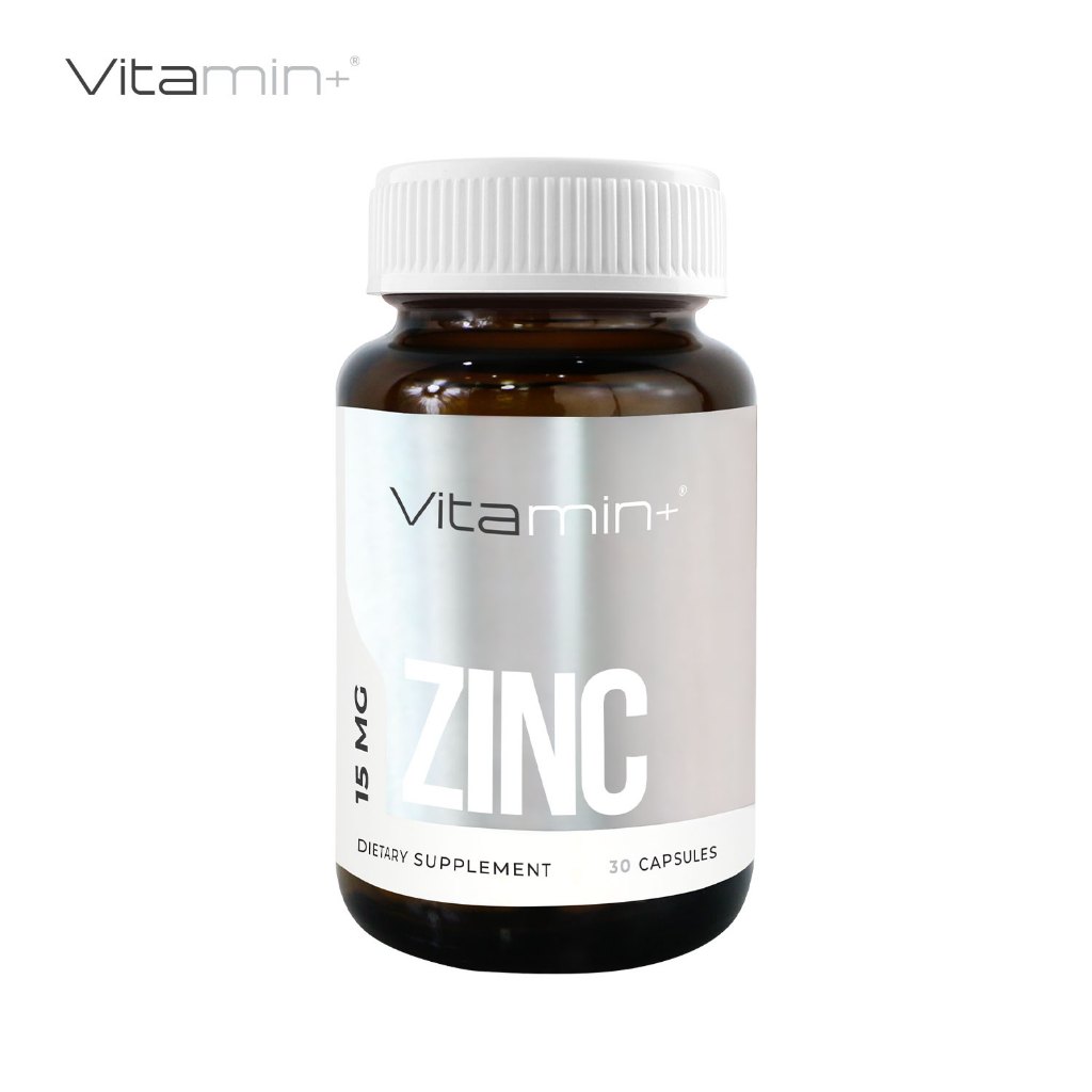 ซิงค์ Zinc x 1 ขวด Vitamin plus แร่ธาตุสังกะสี วิตามิน+ Vitamin+ วิตามินพลัส ซิงค์วิตามิน วิตามินซิงค์