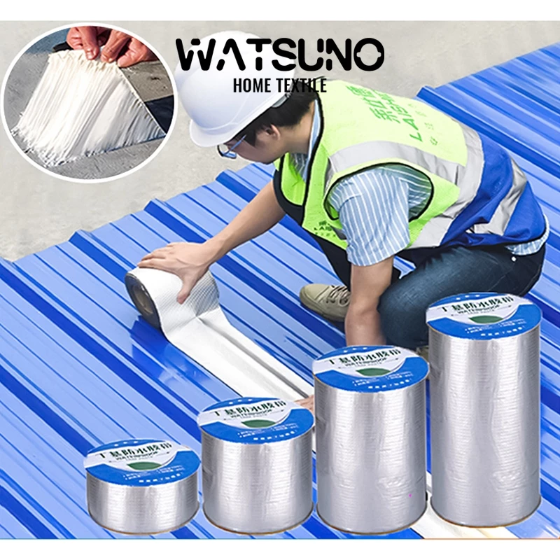 Watsuno เทปกันน้ำ กันรั่ว กาวหลังคา ผนัง สระว่ายน้ำ