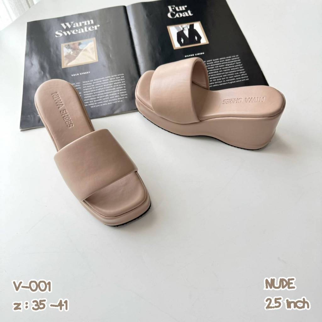 รองเท้าแฟชั่น new collection งานส้นตึก WOW มากกกก🥳 สวยแบบตะโกนนน  👠 V-001