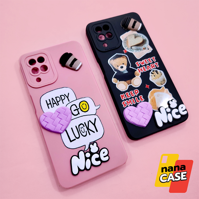 เคสมือถือนิ่ม รุ่นVIVo V23e V29 V30 Y02 Y03 Y11/Y15/Y17 Y17s Y20/Y20s/Y12s Y21 Y28 Y36 Y100ติดอะไหล่หมี หัวใจ