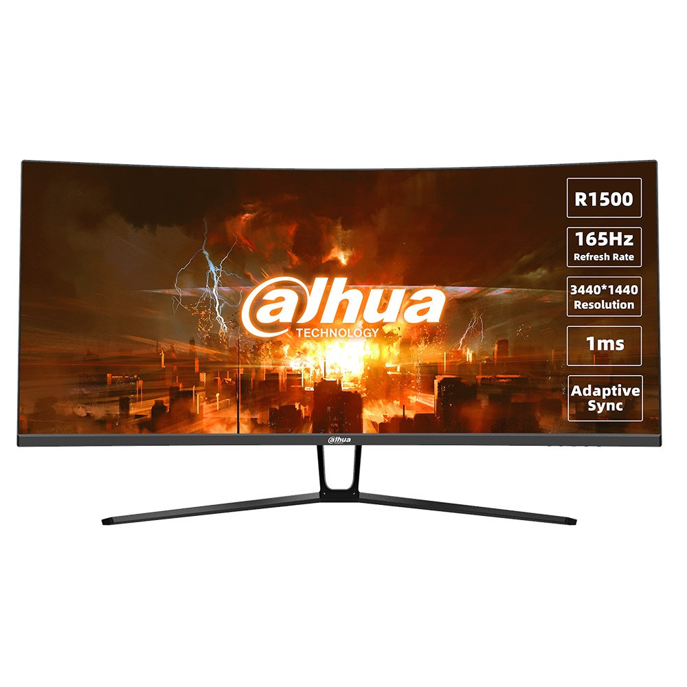 MONITOR DAHUA LM34-E330C - 34 INCH VA 2K 165Hz CURVED FREESYNC