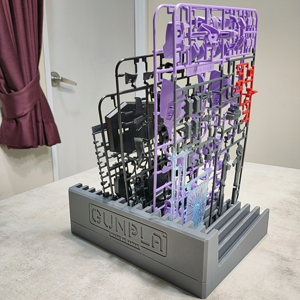 [3D Print] Gunpla Runner Stand ฐานวางแผงรันเนอร์ แผงต่อกันพลา GUNDAM 15 ช่อง