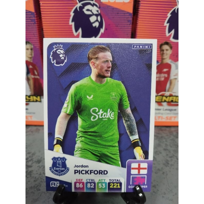 การ์ดฟุตบอล Panini Premier League 2024/25 Adrenalyn XL เบสการ์ด Everton & Fulham