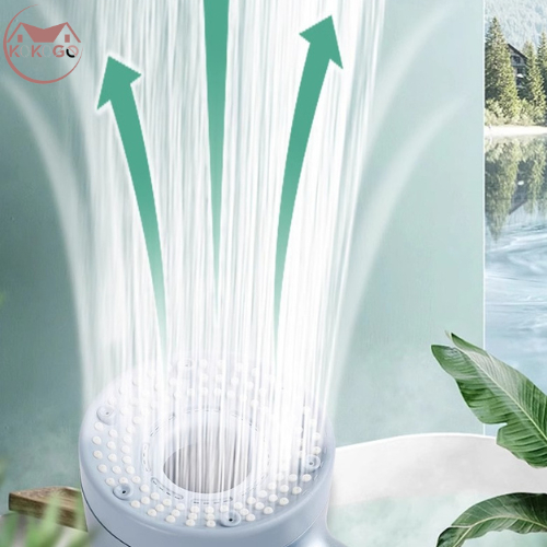 🔥KOKOGO🔥ฝักบัวแรงดันสูง 5ระดับ ฝักบัว อาบนํ้า สีดำ ไม่มีสนิม น้ำแรงและนุ่ม ชุดฝักบัว 4 in 1 พร้อมส่ง - รูปที่ 7