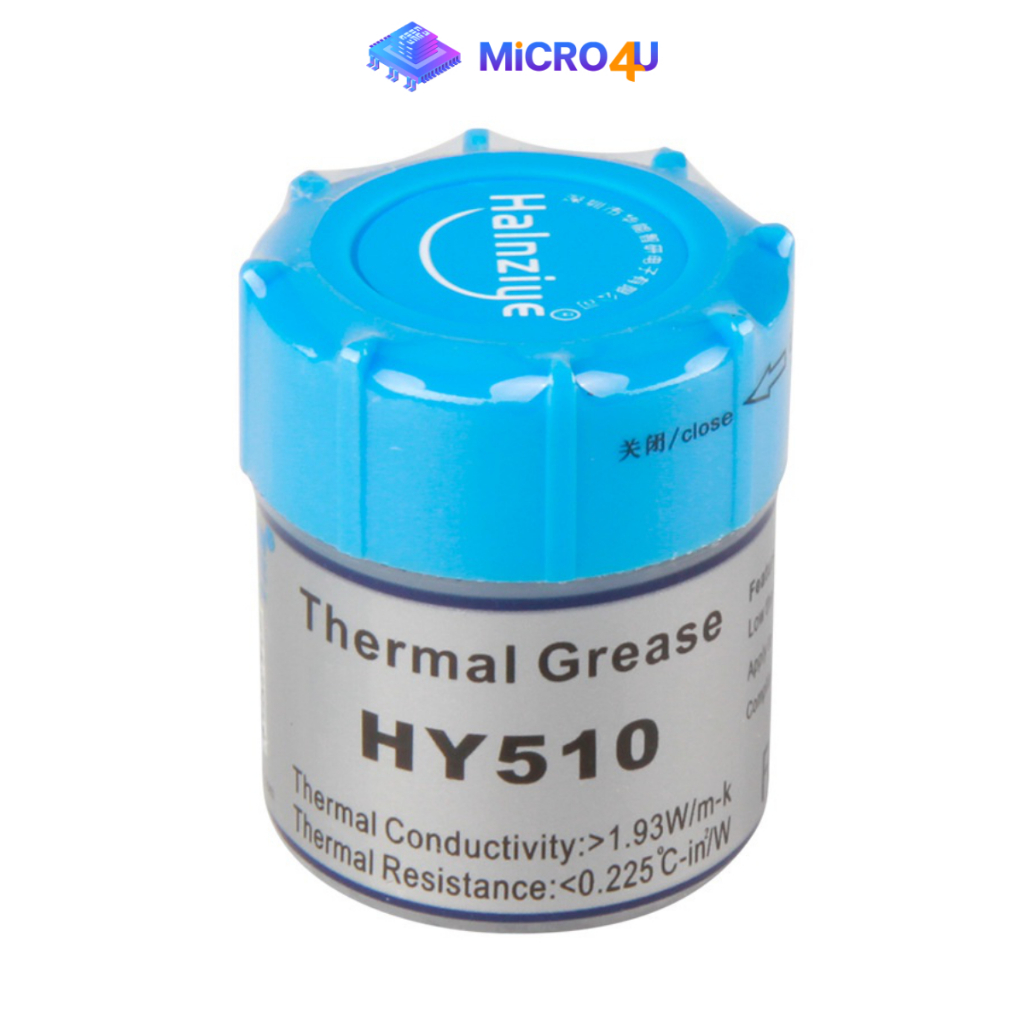 ซิลิโคน Halnziye HY-510 ขนาด 10G ระบายความร้อน สำหรับ PC Notebook CPU/GPU/VGA อุปกรณ์อิเล็กทรอนิกส์