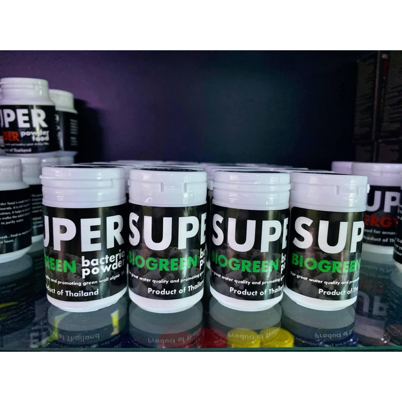 ตู้เขียว ไบโอกรีน สร้างอาหารให้ กุ้ง ปลาบู่EBISU Premium SUPER BIOGREEN bacteria powder
