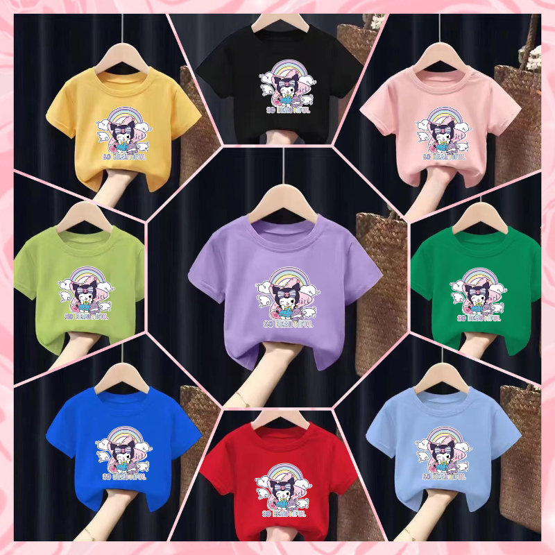 Hot2024 เสื้อยืดเด็กพิมพ์ลายการ์ตูน น่ารักๆๆๆๆ ผ้าฝ้าย Pattern 694