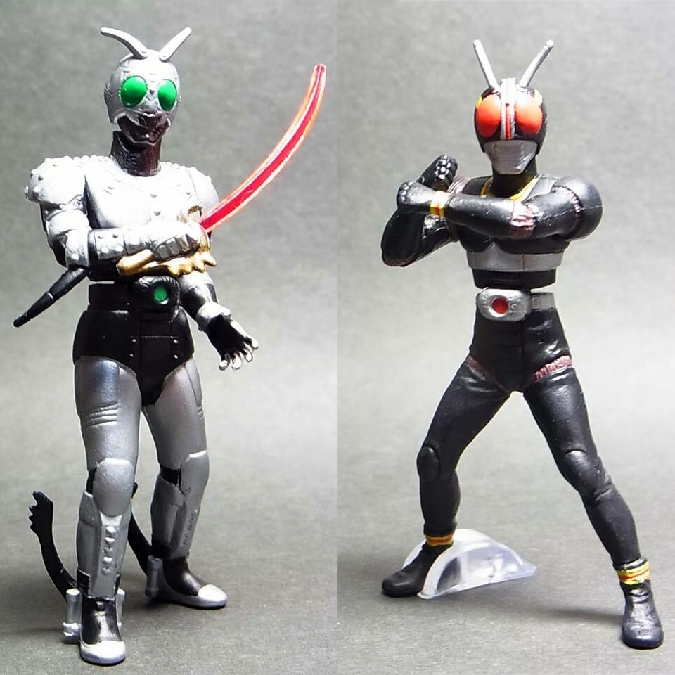 BANDAI : Kamen Rider Black / Shadow moon - Gashapon HG Kamen Rider - งานแท้ มือ1 ไม่แกะ