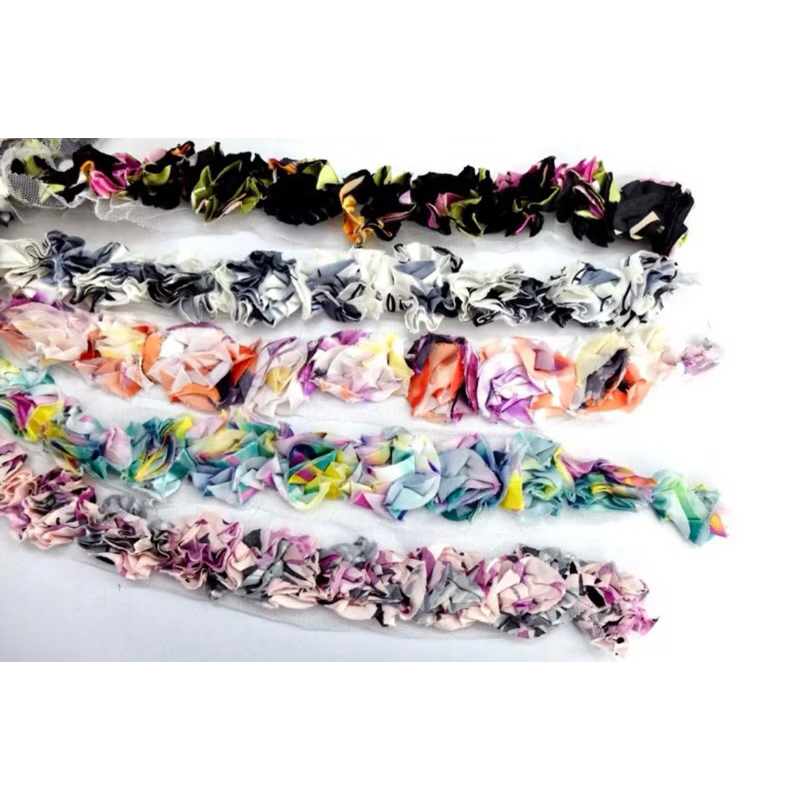 เส้นแต่งริบบิ้น ขนาดกว้าง4cm.พร้อมส่ง