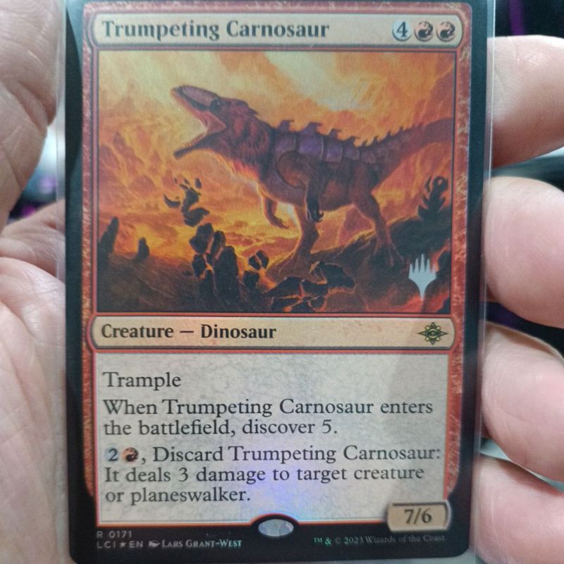 Trumpeting Carnosaur MTG Single Card