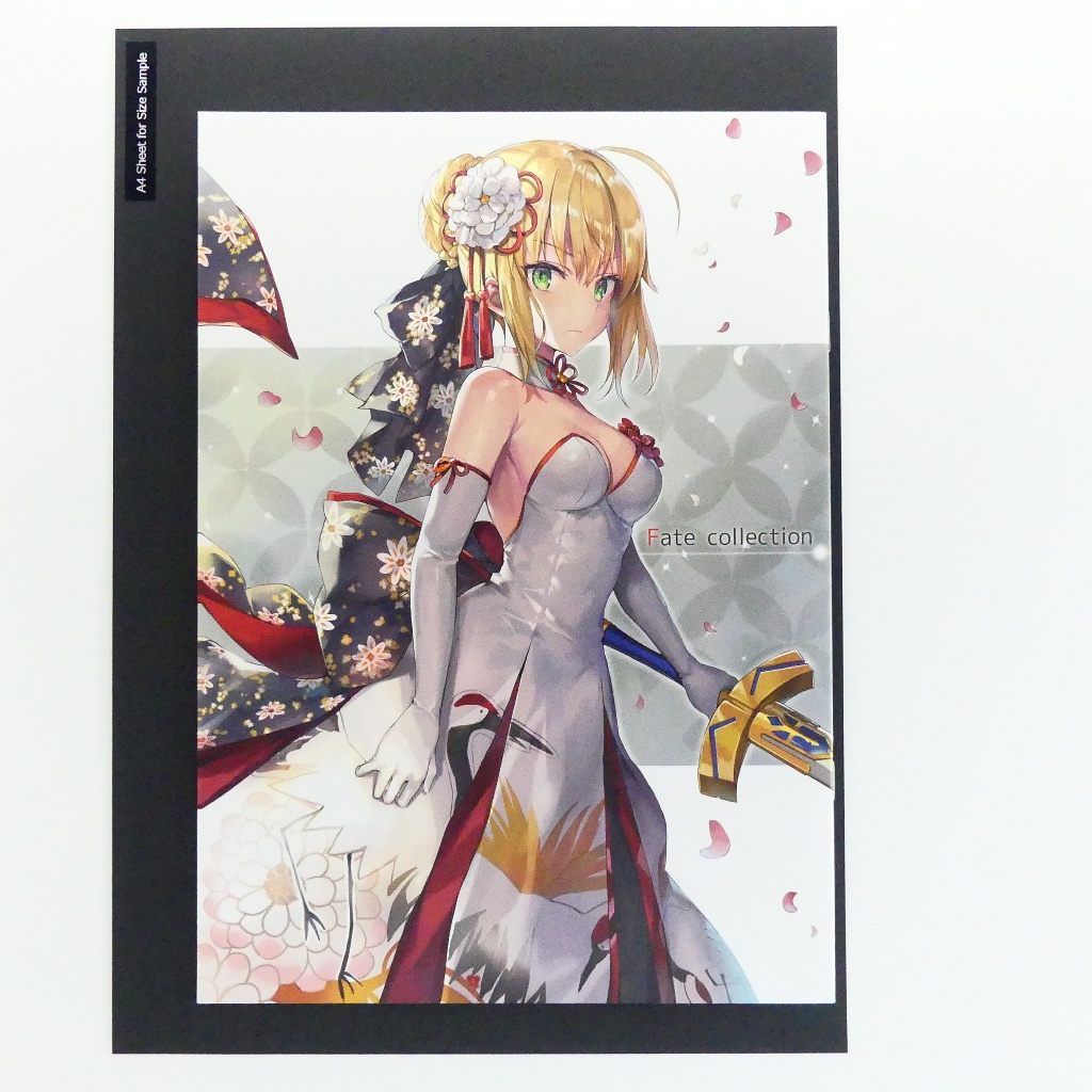 Fate / Stay Night หนังสือแฟนอาร์ต Fate Collection Doujinshi Comic Market Fan Art Book Illustration D